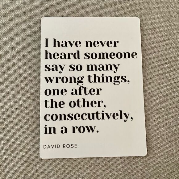 Schitt’s Creek David Rose Magnet - Picture 2 of 4